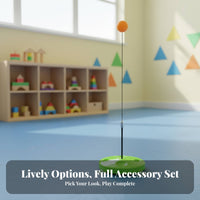 Flexible Shaft Table Tennis Play Anywhere Racket Sport Pong Self Easy To Use Solo Racket Sport Pong Practice Device for Child S, Indoors, School