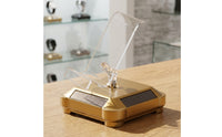360-Degree Display Stand with Acrylic Holder Batterycordless Rotating Display Stand Cordless Rotating Platform Low-Light for Retailers