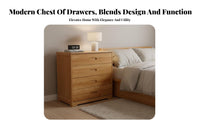Modern Simple Design Multi-Level Drawer Chest Large Capacity Storage Furniture Sturdy and Long-Lasting Home Furnishing Easy to Clean for Families, Homeowners, Adults