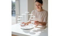 Versatile Use Multi Tier Display Stand Easy Assembly Acrylic Jewelry Holder Collectible Display Riser for Retail Shop