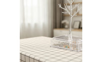 Jewelry Tree with Base Decorative Earring Holder Stand Compartmented for Dresser