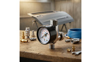 Airbrush Filter with Pressure Gauge Mini Inline Water Separator with Gauge