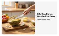 Durian Opener Sturdy Durian Shell Cracker Easy To Use Kitchen Utensil for Home Cooks, Adults, Restaurants