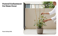 Anti-Tipping Potted Plant Trellis Stable Support Potted Vine Ladder Multi-Purpose Climbing Frame Easy Assembly for Gardeners, Houseplant Owners, Home Decorators, Balcony, Indoor, Garden, Outdoor