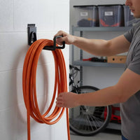 Heavy-Duty Hose Hanger with Mounting Bracket Industrial Hose Holder Organized Cable Organizer Handy for Garage, Garden, Workshop