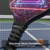 Lightweight Pickleball Paddle Long-Lasting Wooden Pickleball Racket Ergonomic Grip for Beginners, Adults, Outdoor, Playgrounds