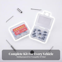 No Disassembly Needed Screw-in Tire Plug Quick and Quick Repair Screw-in Tire Plug Set Wide Compatibility Puncture Repair Kit Multi-Size Plugs for Motorcyclists, Motorcycle Riders, Car Owners, Roadside Emergency, Garage, Away from Paved Roads-Roading