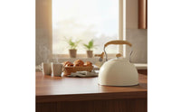 Sound-Notifying Teapot Kettle Loud Whistle Stainless Stainless Kettle Kettle Induction Compatible Hot Water Boiler for Families