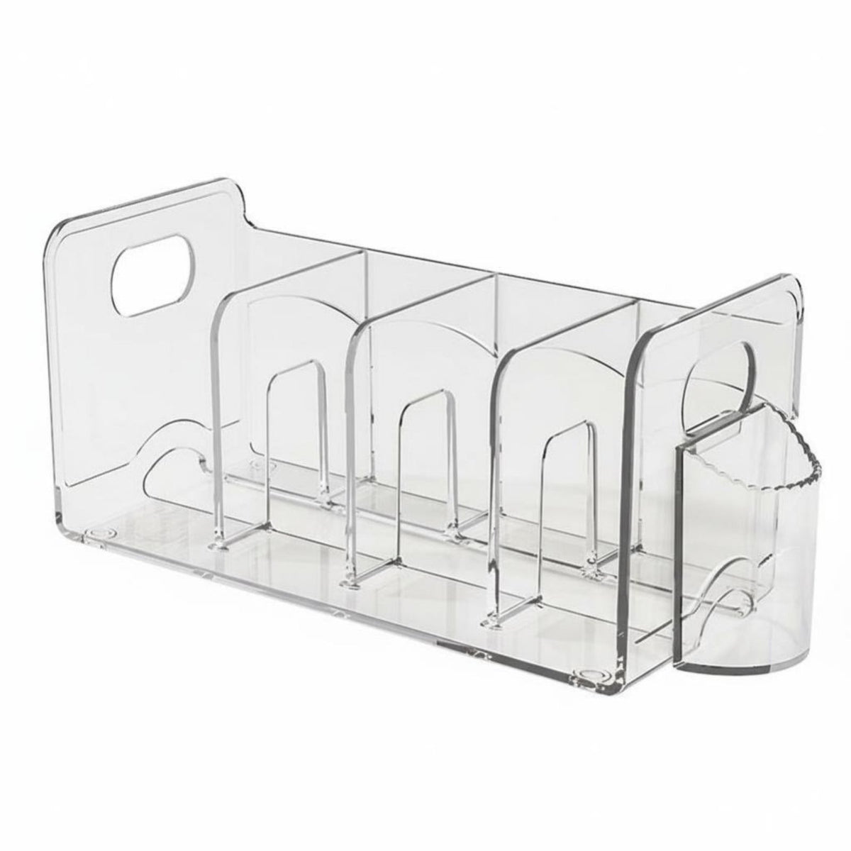 Multi-Compartment document Sorter Space-Saving Desk Organizer upright Storage