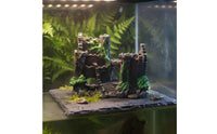 fishing Tank castled Decoration Simulation Building Aquarium castled for Terrarium