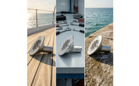 Saltwater-Resistant Marine Drain Fitting with Flange Angled Boat Drain Fitting Slim Hardware Easy to Clean for Yachts