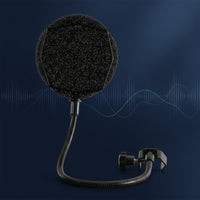 Microphone   Filter   Plosive Screen Adjustable Wind Screen with Gooseneck Clip Arm Universal for Vocalists