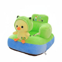 Anti-Fall Design Plush Sit-Training Chair Soft and Comfortable creatureShaped Sitting Trainer Easy to Clean infant Floor Seat Portable for Infants, Toddlers, Parents, play session, Nursery, Playroom, Living Room