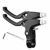 2 Pieces Adjustable Reach Universal Bike Brake Lever Ergonomic Design Handlebar Control for Children