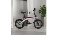 Folding Electric Bike Ultralight Folding Electric Bicycle Portable Ebike Adult Size Transport Pedal Assist for Adults, Travel