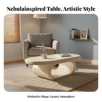 CumulusShaped Table Nordic Artistic CumulusShaped Centerpiece Minimalist Design Household Furniture for Apartment Dwellers, Homeowners, Bedroom, Office