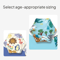 Kids Cartoon Umbrella, Long Handle, Sun and Rain Protection