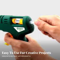 Fast Heating Hot Melt Glue Anti-Leak Design Industrial Hot Glue Built-in Stand for Homeowners, Parents, Home Repair, School Projects