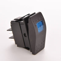 Plastic Housing Waterproof Rocker Switch Black Illuminated Rocker Switch for Boat, Rv, Automotive