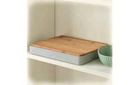 Board with Trays Bamboo Board with Tray Space-Saving for Kitchen