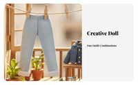 BJD Doll Clothes Doll Outfit Fashionable Miniature Pants for Kids, Display