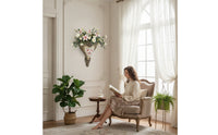 Antique-Style Wall-Mounted Flower Vase Indoor Decorative Wall Vase Elegant Sophisticated for Hallway