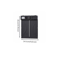 LCD Display Automatic Chicken Coop Door Timer Control Solar Powered Coop Door Easy Installation Farm Supply for Backyard