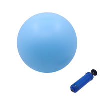 Frosted Fitness Ball with Inflation Needle Portable Fitness Ball Easy to Inflate Stable for Home Workouts