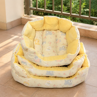 Pet bed set of 3, fluffy pillow for small to large pets, pet basket sofa 50-60cm, cuddly