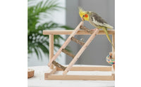 Safe Bird Ladder with Hooks Sturdy Hanging Bird Ladder Long-Lasting Toy Compact for Parrots, Cockatiels