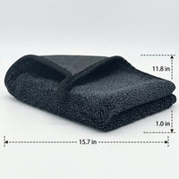 Large Microfibre Cloth 30x40cm, Absorbent Microfibre Towel for Car and Floor, Reusable Large Cleaning Cloth for General Household Use