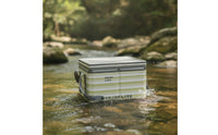 Space-Saving Square Folding Pail Lightweight Collapsible Pail with Handles Leakproof Pail Compact for Campers, Travelers, Camping, Fishing, Picnics, Foot Soak