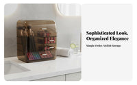 Stackable Cosmetic Drawer Box Space-Saving Makeup Organizer Large Capacity