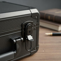 Graded Card Storage Box Large Capacity Slab Card Carrying Case Portable Aluminum Card Storage Enclosure for Hobbyists, Professional Participants