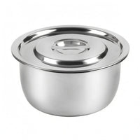 Stainless Steel Cooking Pot Easy to Clean Lidded Pot   Kitchenware