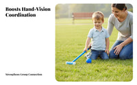 Hand-Eye Coordination Training children's Plastic Croquet Set Sensory Development Child S Croquet Set Outdoor Fun for Girls, Family, Park