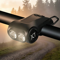 Bike Front Light with Audible Alert Twofunction Cycle Light with Audible Alert