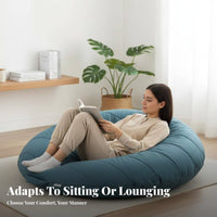 Oversized Human Dog Bed restiRelaxation & Comfortal for restping Human-Sized Pet Bed soft Lazy Couch sanctuaryLike Relaxation & Comfortsign for grown-ups, viRelaxation & Comforto game enthusiasts, book lovers, Living Room, Bedroom, Home Office