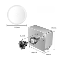 Central Shaft Vinyl Cleaning Bracket Clamping Knob Vinyl Mounting Bracket Adjustable Music Gear Metal Frame