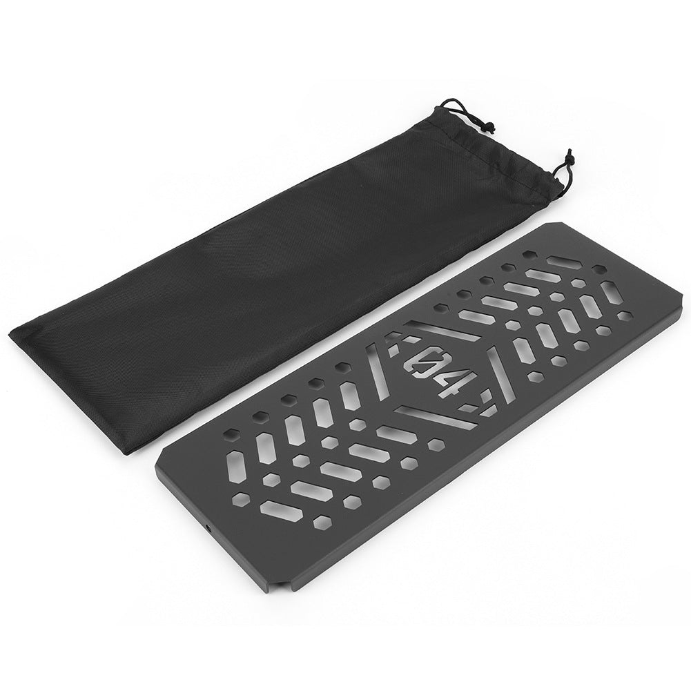 Aluminum Alloy Multi-functional Camping Unit Board Shelf with Drain Rack, Tactical IGT Universal Half Unit Module