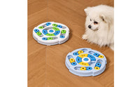 Brain Stimulation Feline Food Brain-Teaser Toy Encourages Natural Foraging Dog Brain-Teaser Feeder Sound-Making Round Slow Feeding Bowl Anxiety Relief for Cats, Dogs, Indoor