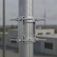 Antenna Pole Bracket Adjustable Brackets Stable for Roofline, Installers