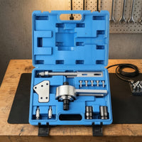 Professional Crankshaft Pulley Tool Kit Long-Lasting Pulley Removal Tool Kit Corrosion-Resistant Portable for DIYers