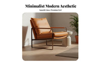 Modern Minimalist Chair Designer Design Single Sofa Chair Light Luxury Modern Armchair for Book Lovers, Homeowners, Living Room, Reception Area