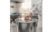 Easy to Clean Stock Pot Lid Long-Lasting Stockpot Lid Replacement Stock Pot Cover Universal for Home Cooks, Chefs, Kitchen, Restaurant, Catering