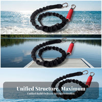 Coiled Wave Leash 100 Cm Kite Wave Leash Surfboard Leg Rope Tangleunrestricted for Surfing