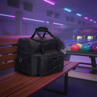 Bowling Bag with Shoe Compartment Padded Bowling Duffel Bag Adjustable for Training