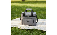 Soft-Sided Insulated Cooler Bag Wipe-Clean Cooler Bag with Zip Pocket Portable Leakproof for Picnic, Camping, Travel