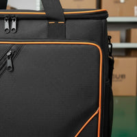 Large Capacity Desktop Computer Carrying Case Trolley Design Rolling Desktop PC Bag Wheels Computer Computer Case Travel Bag Wear-Resistant for Moving