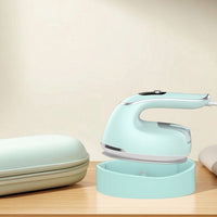 Portable Steamer and Iron Multifunction Steam Iron with Dry Ironing Plate Fast Heat-up Handheld Steamer Leak-Proof for Travelers, Home